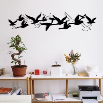 Wallity Accessoire décoratif en métal | 100% métal | Noir