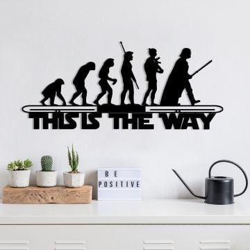 Wallity Accessoire mural décoratif en métal | 100% métal | Noir