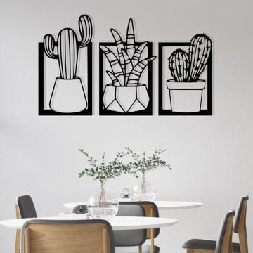 Wallity Accessoire mural en métal | 100% métal | 1 d'épaisseur | Noir