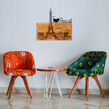Wallity Decor | 100% Métal | Noyer noir
