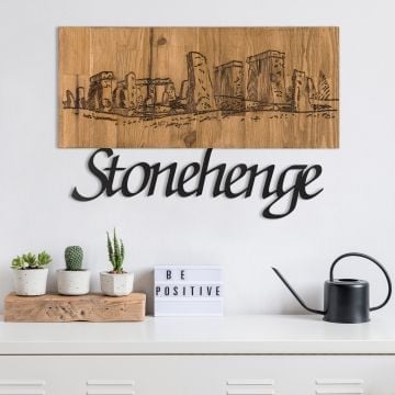 Wallity Accessoire mural décoratif en bois | 100% métal | Noyer noir