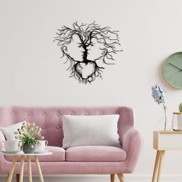 Wallity Accessoire mural décoratif en métal | 100% métal | Noir