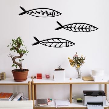 Wallity Accessoire mural en métal | 100% métal | Noir