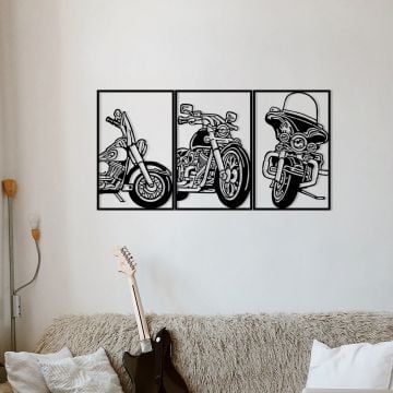 Wallity Decor : 100% métal, 1 d'épaisseur, noir