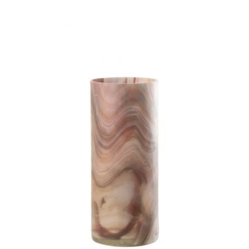 Bougeoir arti verre marron small