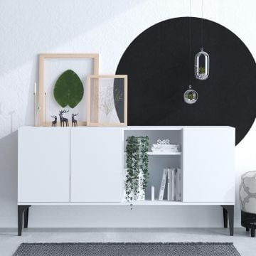 Console Emeraude | 120cm x 80cm x 40cm | Blanc