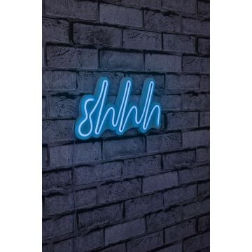 Néons Shhh - Série Wallity - Bleu