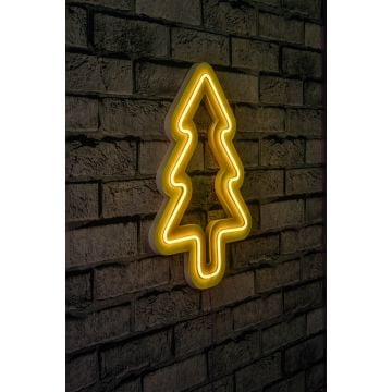 Néons sapin de Noël - Série Wallity - Jaune 