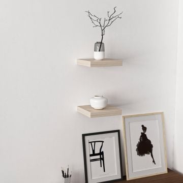 Etagère murale en bois Sonomo | 18mm d'épaisseur | 23x3.6x23cm