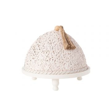 Cloche alimentaire bois de sapin blanc