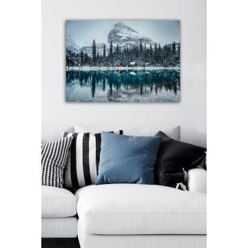 Bractée Peinture décorative sur toile | 100 anvas | 50x70 cm | Multicolore