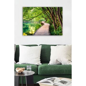 Peinture sur toile décorative Bractée Multicolore