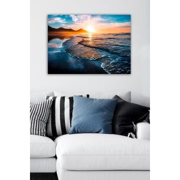 Peinture sur toile décorative Bractée | 100% cadre en bois | 50 x 70 cm