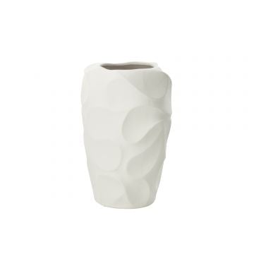 Vase mirena argile blanc large