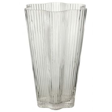 Vase clara verre transparent large