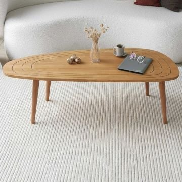 Table basse en teck : Mode bois, cadre en bois de pin de haute qualité
