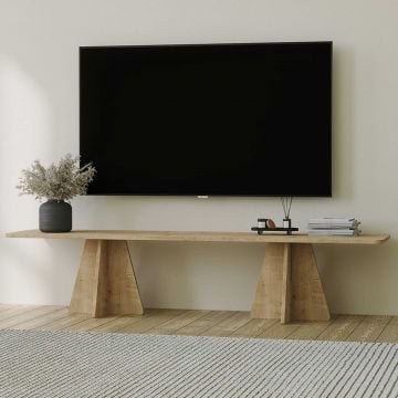 Meuble TV Woody Fashion | 180 x 40 x 42 cm | Design Sapphire Oak