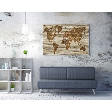 Symphony Canvas Painting | Multicolor | 50% Polyester/Coton | 70x100cm
