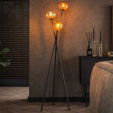 Lampadaire Mollie-chrome/or/cuivre
