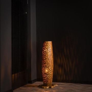 Lampadaire Stefanos 104 cm-teck recyclé 