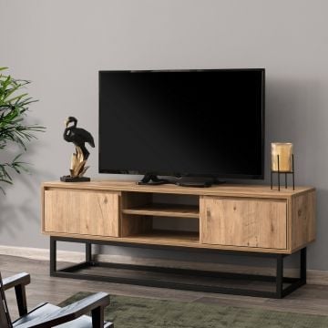 Meuble TV Abigail 140 cm-bois de pin