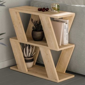 Woody Fashion Side Table | Chêne | 100% Mélamine | Epaisseur 18mm, 60x57x22cm