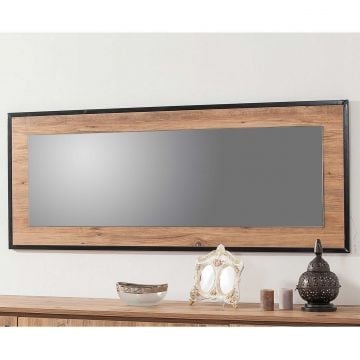 Miroir en bois Saphir | Pin Atlantique Noir | 1 d'épaisseur