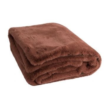 Plaid cutie polyester marron clair