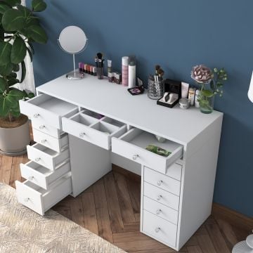 Table de maquillage moderne - Woody Fashion | 100% Melamine Coated E1 Quality Chipboard