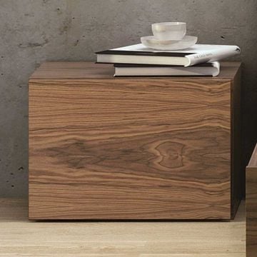 Table de chevet Float - noyer