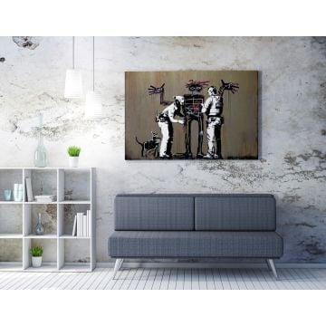 Barnes Peinture sur toile florale | 50x70 cm | Multicolore