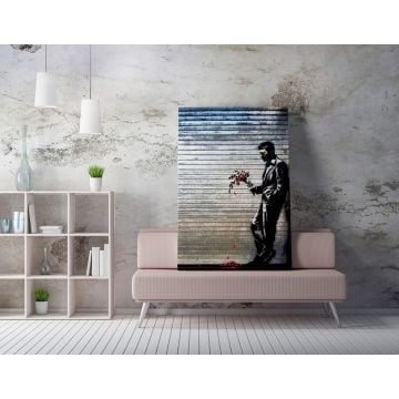 Barnes Peinture sur toile encadrée | 70x100cm | Multicolore