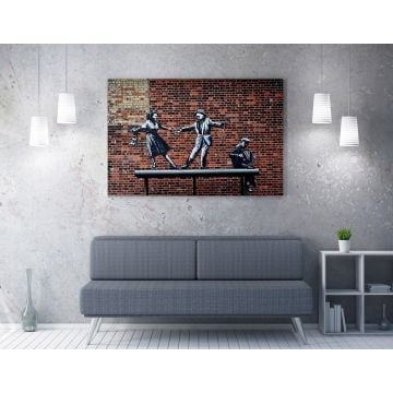 Barnes Peinture sur toile | 50x70cm | Multicolore