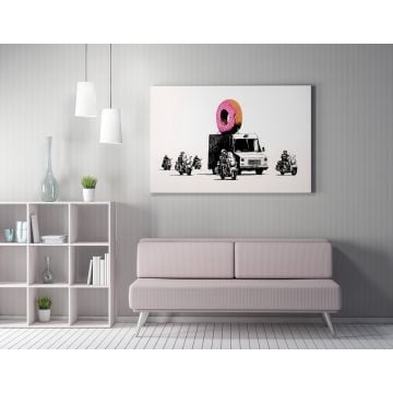 Barnes Peinture sur toile décorative encadrée | 50x70 cm | Multicolore