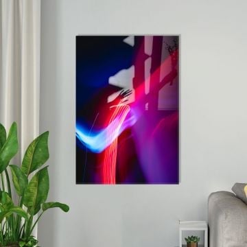 Bozeman Temper Peinture sur verre - 70x100cm Multicolore