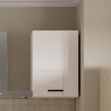 Armoire de cuisine Bianco - 40x36x58cm - 1 porte - blanc brillant