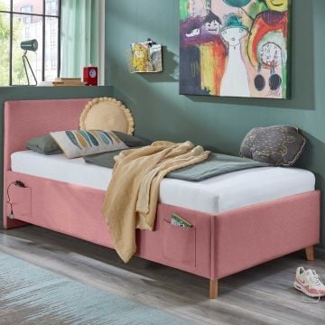 Lit coffre Cool | 140 x 200 cm | Design rose
