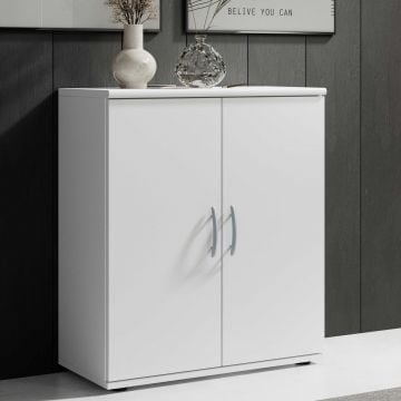 Commode Viviane 60cm avec 2 portes - blanc
