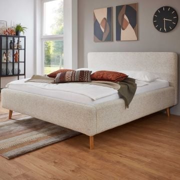 Lit double Nielsen | 180 x 200 cm | Beige