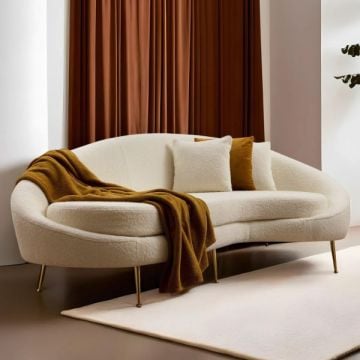 Canapé à trois places Atelier Del Sofa | 255 x 120 x 85 cm | Cream design