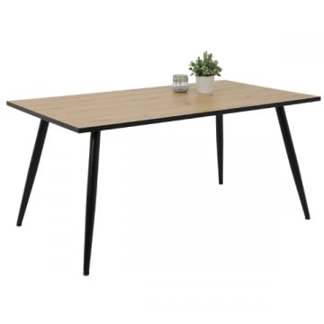 Table de repas Sinba 160x90 cm-chêne artisanal
