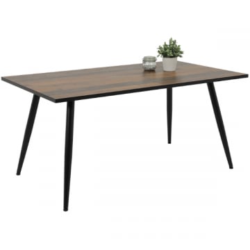 Table de salle à manger Sinba 160x90 cm-Bois ancien