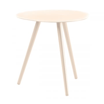Table d'appoint de jardin Burnie - Ø48x48cm - sable