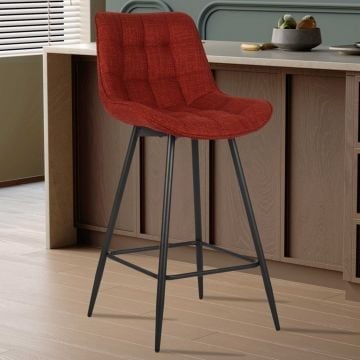Tabouret de bar Riva | 46 x 55 x 93 cm | Rouge