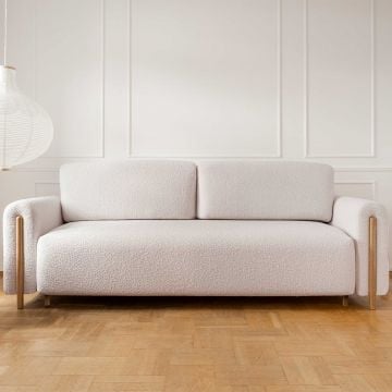 Canapé trois places Magnus | 244 x 97 x 97 cm | Beige