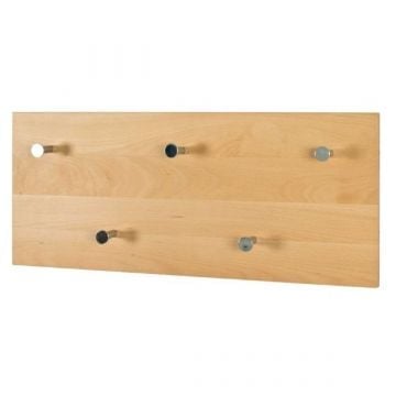 Panneau mural avec 5 boutons | 60 x 6 x 25 cm | Artisan Oak design