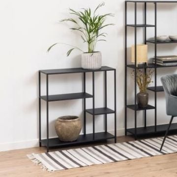 Etagère Nebas 79,5cm 3 tablettes - noir 