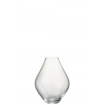 Vase abby verre transparent large