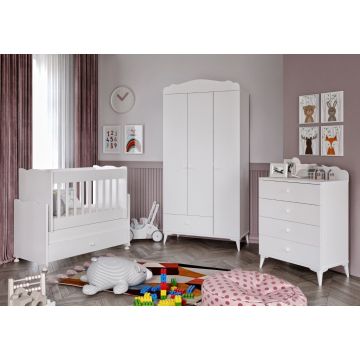 Woody Fashion Baby Furniture Set | 100% MDF | White