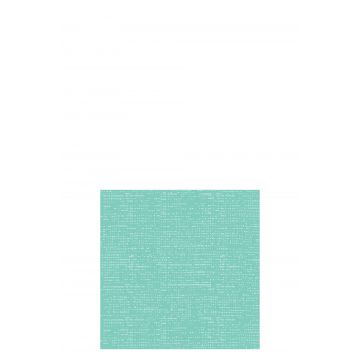 Paquet 16 serviettes papier aspect tissu turquoise small